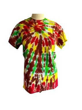 Mens Shirt Size Small Handcrafted Tie Dye Hippy Festival Vacation Resort